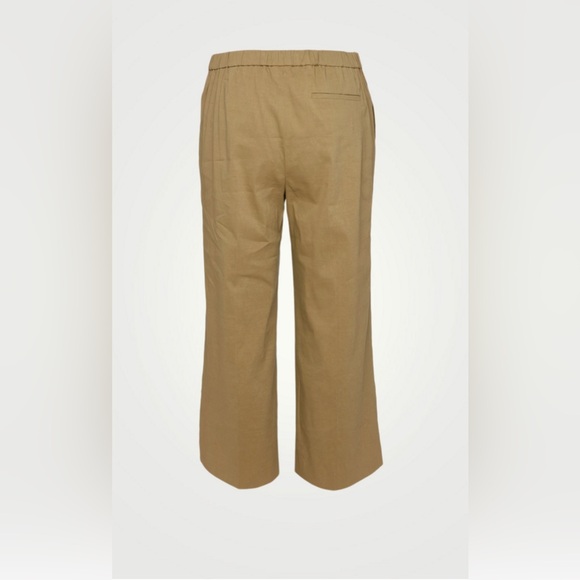 THEORY Linen-Blend Wide-Leg Pants - Picture 3 of 9